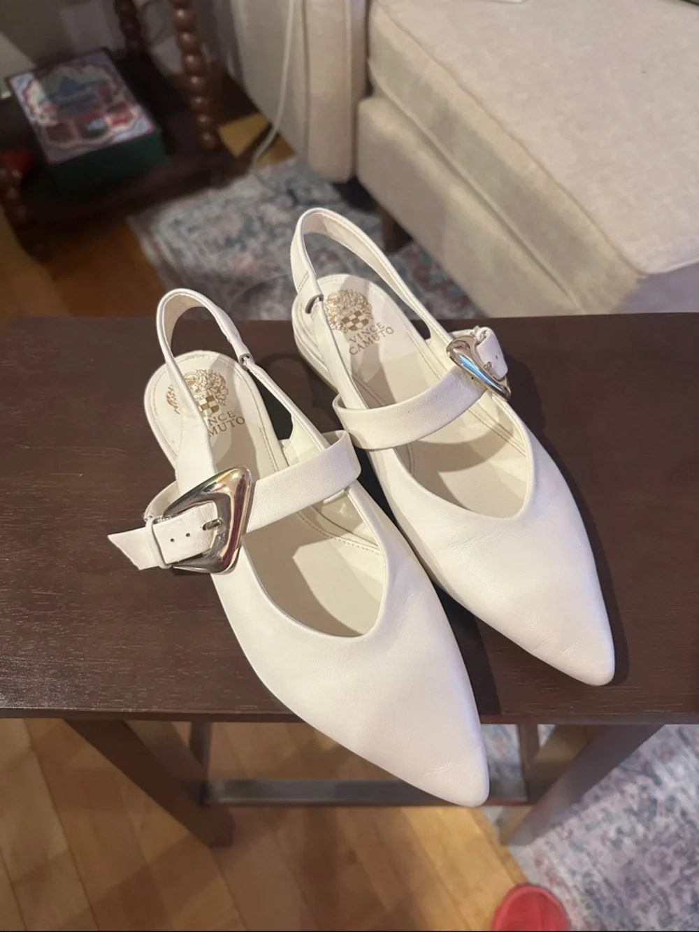 Vince Camuto Amoret Pointed Toe Slingback Flat